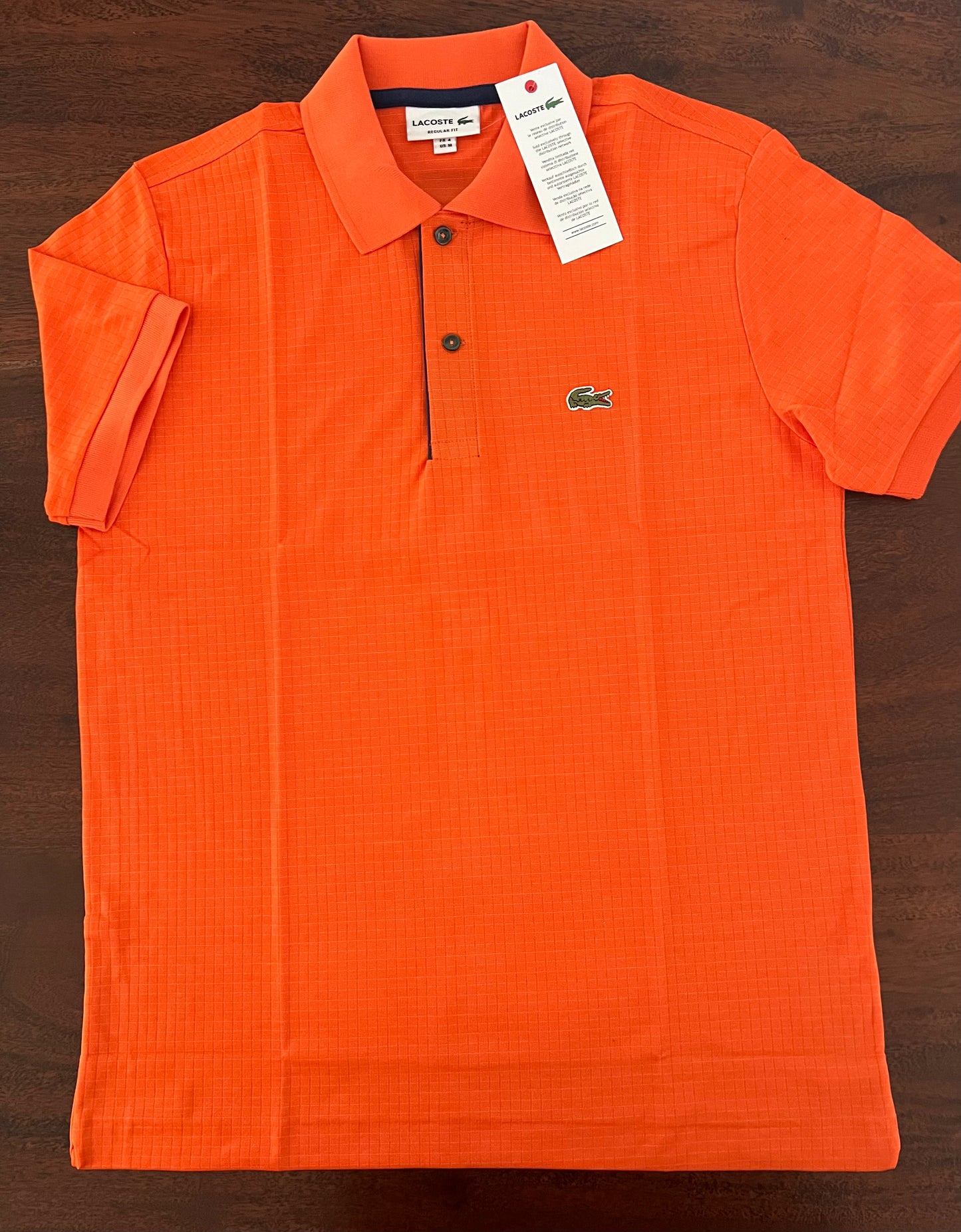 Lacoste Polo Shirt 100% Cotton Short Sleeve Regular Fit