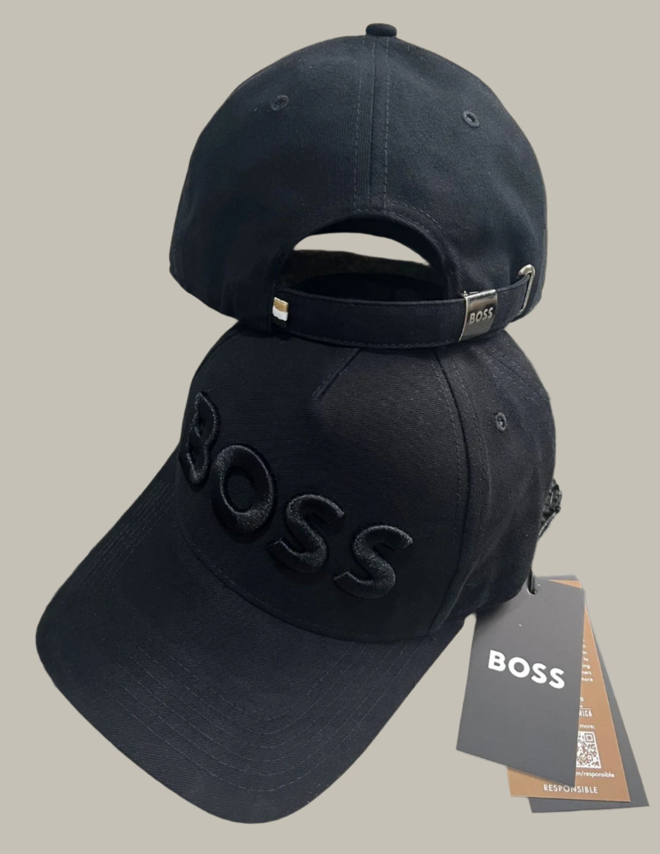 Hugo Boss Embroidered Snapback Cap Men's One-Size