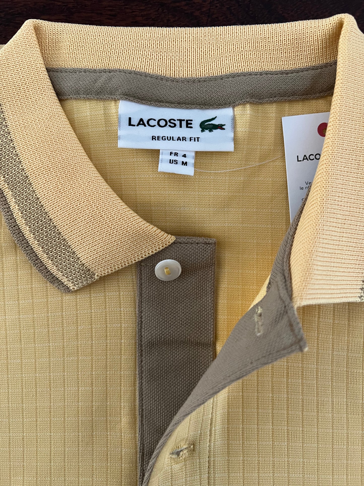 Lacoste Polo Shirt 100% Cotton Short Sleeve Regular Fit