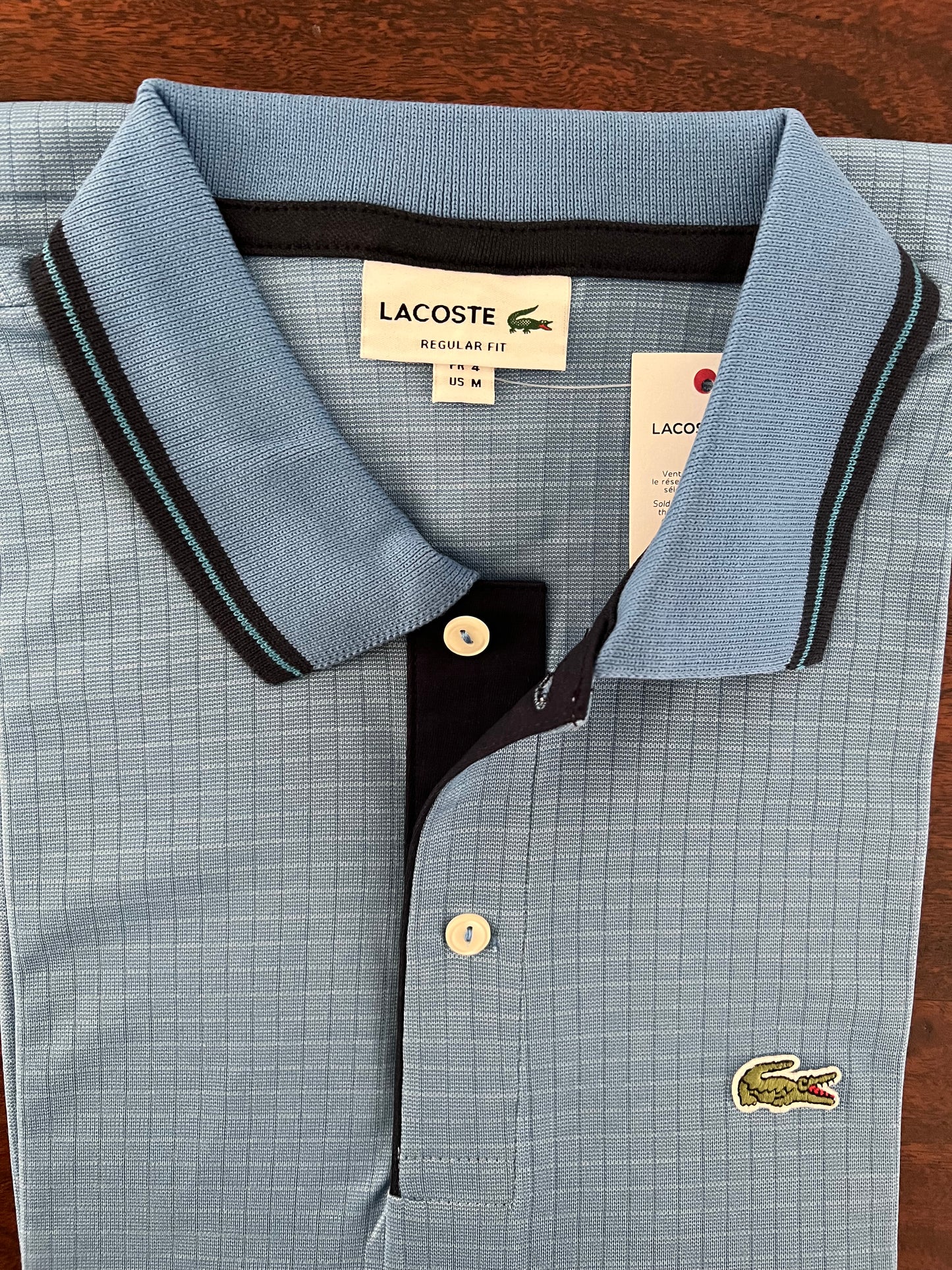 Lacoste Polo Shirt 100% Cotton Short Sleeve Regular Fit