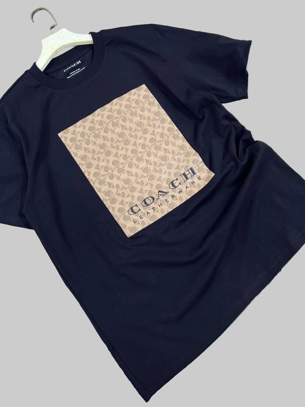 Coach Men's Signature Square Relaxed T-Shirt Organic Cotton