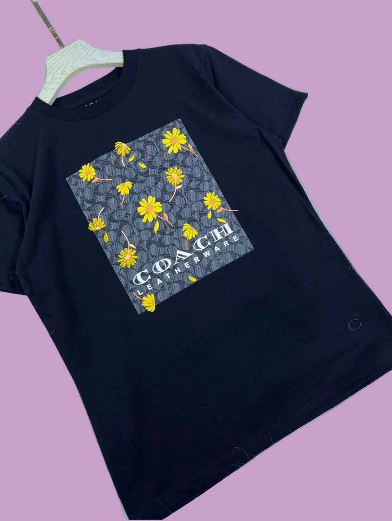 Coach Square Relaxed T-Shirt Pima Cotton for Women