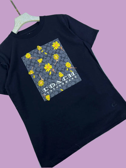 Coach Square Relaxed T-Shirt Pima Cotton for Women